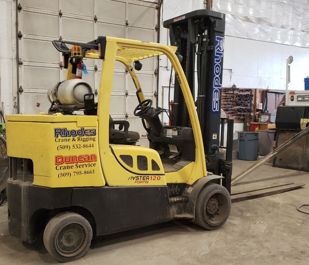 8 800 Lb Hyster Forklift S80 120ft Series Rhodes Crane